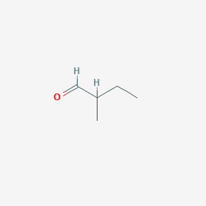 molecular formula C5H10O B044139 2-Methylbutanal CAS No. 96-17-3