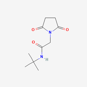 molecular formula C10H16N2O3 B4413956 N-tert-butyl-2-(2,5-dioxopyrrolidin-1-yl)acetamide CAS No. 889947-75-5