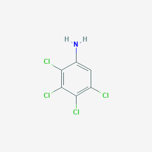 molecular formula C6H3Cl4N B044146 2,3,4,5-Tetrachloroaniline CAS No. 634-83-3