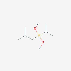 molecular formula C9H22O2Si B044147 Isobutylisopropyldimethoxysilane CAS No. 111439-76-0
