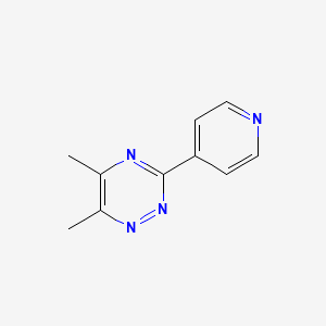 molecular formula C10H10N4 B4415049 5,6-Dimethyl-3-(pyridin-4-yl)-1,2,4-triazine 