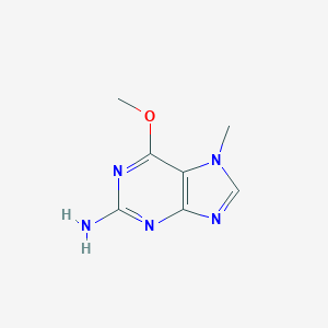 molecular formula C7H9N5O B044151 O(6),7-Dimethylguanine CAS No. 116137-82-7