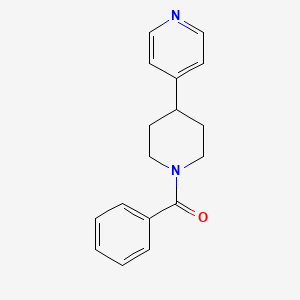 molecular formula C17H18N2O B4415140 Phenyl-(4-pyridin-4-ylpiperidin-1-yl)methanone 