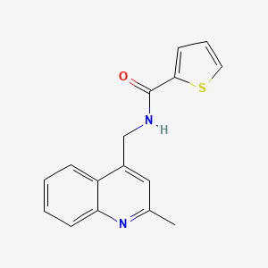 molecular formula C16H14N2OS B4416005 N-[(2-methylquinolin-4-yl)methyl]thiophene-2-carboxamide 
