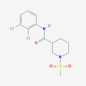 molecular formula C13H16Cl2N2O3S B4416090 N-(2,3-dichlorophenyl)-1-(methylsulfonyl)-3-piperidinecarboxamide 