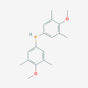 molecular formula C18H23O2P B044161 双(3,5-二甲基-4-甲氧基苯基)膦 CAS No. 122708-97-8