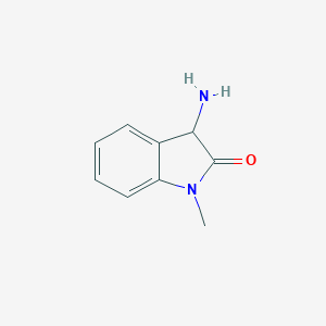 molecular formula C9H10N2O B044163 3-amino-1-methyl-1,3-dihydro-2H-indol-2-one CAS No. 121974-35-4