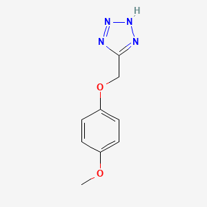 molecular formula C9H10N4O2 B4416369 5-[(4-methoxyphenoxy)methyl]-2H-tetrazole 