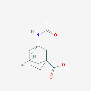 molecular formula C14H21NO3 B4416742 methyl 3-(acetylamino)-1-adamantanecarboxylate 