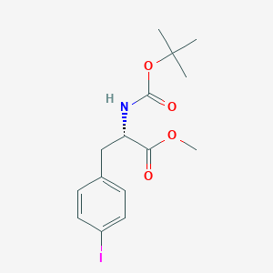molecular formula C15H20INO4 B044173 (S)-Methyl 2-boc-amino-3-(4-iodophenyl)propionate CAS No. 113850-76-3