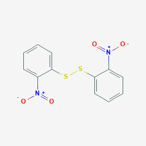 molecular formula C12H8N2O4S2 B044180 Bis(2-nitrophenyl) disulfide CAS No. 1155-00-6