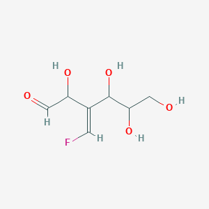 molecular formula C7H11FO5 B044185 3-Deoxy-C(3)-fluoromethyleneglucose CAS No. 122378-47-6