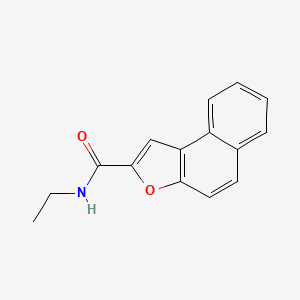 molecular formula C15H13NO2 B4418532 N-ethylnaphtho[2,1-b]furan-2-carboxamide 