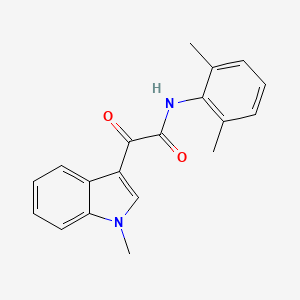 molecular formula C19H18N2O2 B4418637 N-(2,6-dimethylphenyl)-2-(1-methyl-1H-indol-3-yl)-2-oxoacetamide 