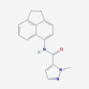 molecular formula C17H15N3O B441864 N-(1,2-dihydroacenaphthylen-5-yl)-1-methyl-1H-pyrazole-5-carboxamide CAS No. 897544-90-0