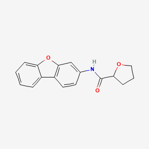 molecular formula C17H15NO3 B4418693 N-(dibenzo[b,d]furan-3-yl)tetrahydrofuran-2-carboxamide 
