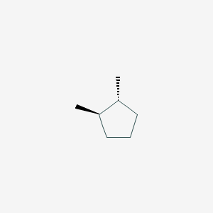 molecular formula C₇H₁₄ B044192 trans-1,2-Dimethylcyclopentane CAS No. 822-50-4
