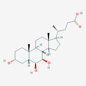 molecular formula C24H40O5 B044201 beta-Muricholic acid CAS No. 2393-59-1
