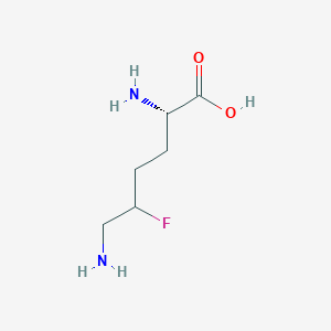 molecular formula C6H13FN2O2 B044203 (2S)-2,6-diamino-5-fluorohexanoic acid CAS No. 118021-33-3