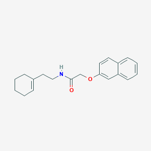molecular formula C20H23NO2 B442042 N-[2-(cyclohexen-1-yl)ethyl]-2-naphthalen-2-yloxyacetamide CAS No. 315676-25-6