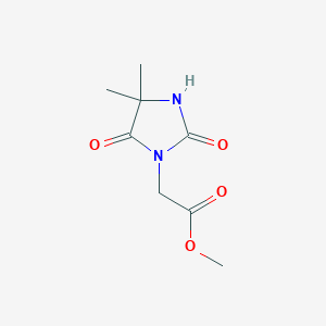 molecular formula C8H12N2O4 B4420702 methyl (4,4-dimethyl-2,5-dioxoimidazolidin-1-yl)acetate 