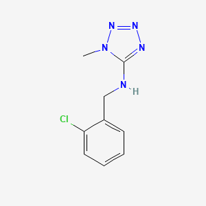 molecular formula C9H10ClN5 B4421023 N-(2-chlorobenzyl)-1-methyl-1H-tetrazol-5-amine 