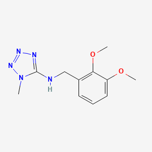 molecular formula C11H15N5O2 B4421078 N-(2,3-dimethoxybenzyl)-1-methyl-1H-tetrazol-5-amine 