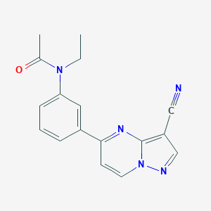molecular formula C17H15N5O B044211 Isozaleplon CAS No. 478081-98-0