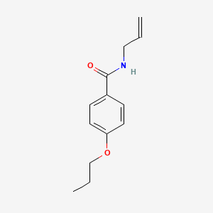 molecular formula C13H17NO2 B4421229 N-allyl-4-propoxybenzamide 