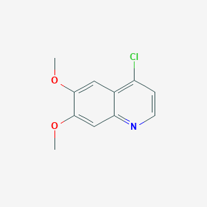 molecular formula C11H10ClNO2 B044214 4-Chloro-6,7-dimethoxyquinoline CAS No. 35654-56-9