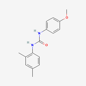 molecular formula C16H18N2O2 B4421484 N-(2,4-dimethylphenyl)-N'-(4-methoxyphenyl)urea 