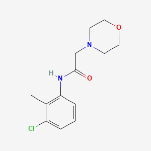 molecular formula C13H17ClN2O2 B4421489 N-(3-chloro-2-methylphenyl)-2-(morpholin-4-yl)acetamide 