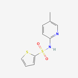 molecular formula C10H10N2O2S2 B4421521 N-(5-methylpyridin-2-yl)thiophene-2-sulfonamide 