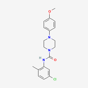 molecular formula C19H22ClN3O2 B4421562 N-(5-chloro-2-methylphenyl)-4-(4-methoxyphenyl)piperazine-1-carboxamide 