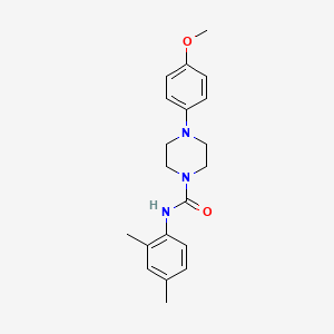 molecular formula C20H25N3O2 B4421579 N-(2,4-dimethylphenyl)-4-(4-methoxyphenyl)piperazine-1-carboxamide 