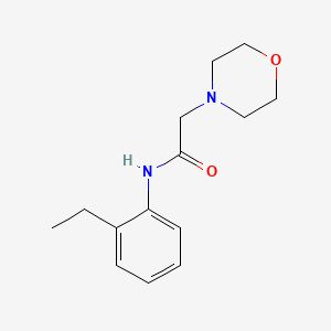 molecular formula C14H20N2O2 B4421633 N-(2-ethylphenyl)-2-(morpholin-4-yl)acetamide 