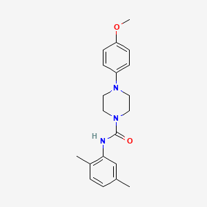molecular formula C20H25N3O2 B4421651 N-(2,5-dimethylphenyl)-4-(4-methoxyphenyl)piperazine-1-carboxamide 
