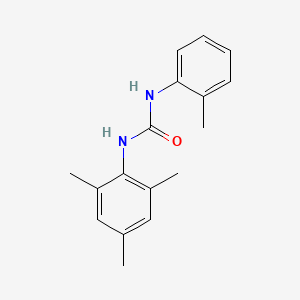 molecular formula C17H20N2O B4421697 N-mesityl-N'-(2-methylphenyl)urea 