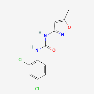 molecular formula C11H9Cl2N3O2 B4421717 N-(2,4-dichlorophenyl)-N'-(5-methyl-3-isoxazolyl)urea 