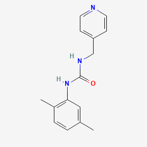 molecular formula C15H17N3O B4421773 N-(2,5-dimethylphenyl)-N'-(4-pyridinylmethyl)urea 