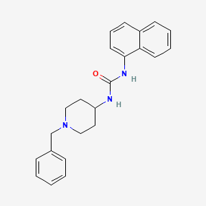 molecular formula C23H25N3O B4421883 N-(1-BENZYL-4-PIPERIDINYL)-N'-(1-NAPHTHYL)UREA 