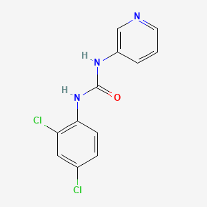 molecular formula C12H9Cl2N3O B4421963 1-(2,4-Dichlorophenyl)-3-pyridin-3-ylurea 