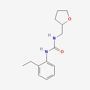 molecular formula C14H20N2O2 B4422175 N-(2-ETHYLPHENYL)-N'-TETRAHYDRO-2-FURANYLMETHYLUREA 
