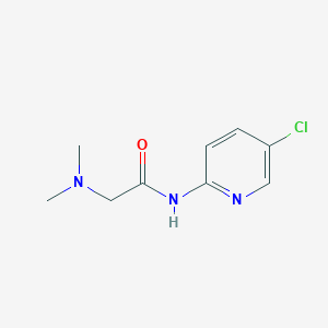 molecular formula C9H12ClN3O B4422192 N-(5-chloropyridin-2-yl)-2-(dimethylamino)acetamide 