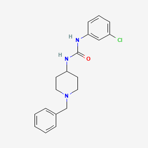 molecular formula C19H22ClN3O B4422241 N-(1-BENZYL-4-PIPERIDYL)-N'-(3-CHLOROPHENYL)UREA 
