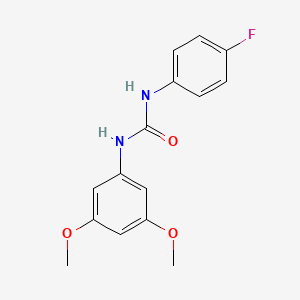 molecular formula C15H15FN2O3 B4422244 1-(3,5-Dimethoxyphenyl)-3-(4-fluorophenyl)urea 