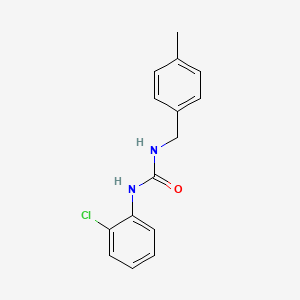 molecular formula C15H15ClN2O B4422271 N-(2-chlorophenyl)-N'-(4-methylbenzyl)urea 