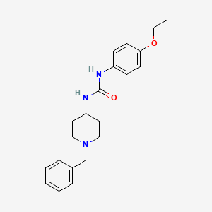 molecular formula C21H27N3O2 B4422389 N-(1-BENZYL-4-PIPERIDYL)-N'-(4-ETHOXYPHENYL)UREA 