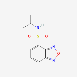 molecular formula C9H11N3O3S B4422493 N-isopropyl-2,1,3-benzoxadiazole-4-sulfonamide 