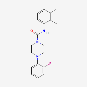 molecular formula C19H22FN3O B4422735 N-(2,3-dimethylphenyl)-4-(2-fluorophenyl)piperazine-1-carboxamide 